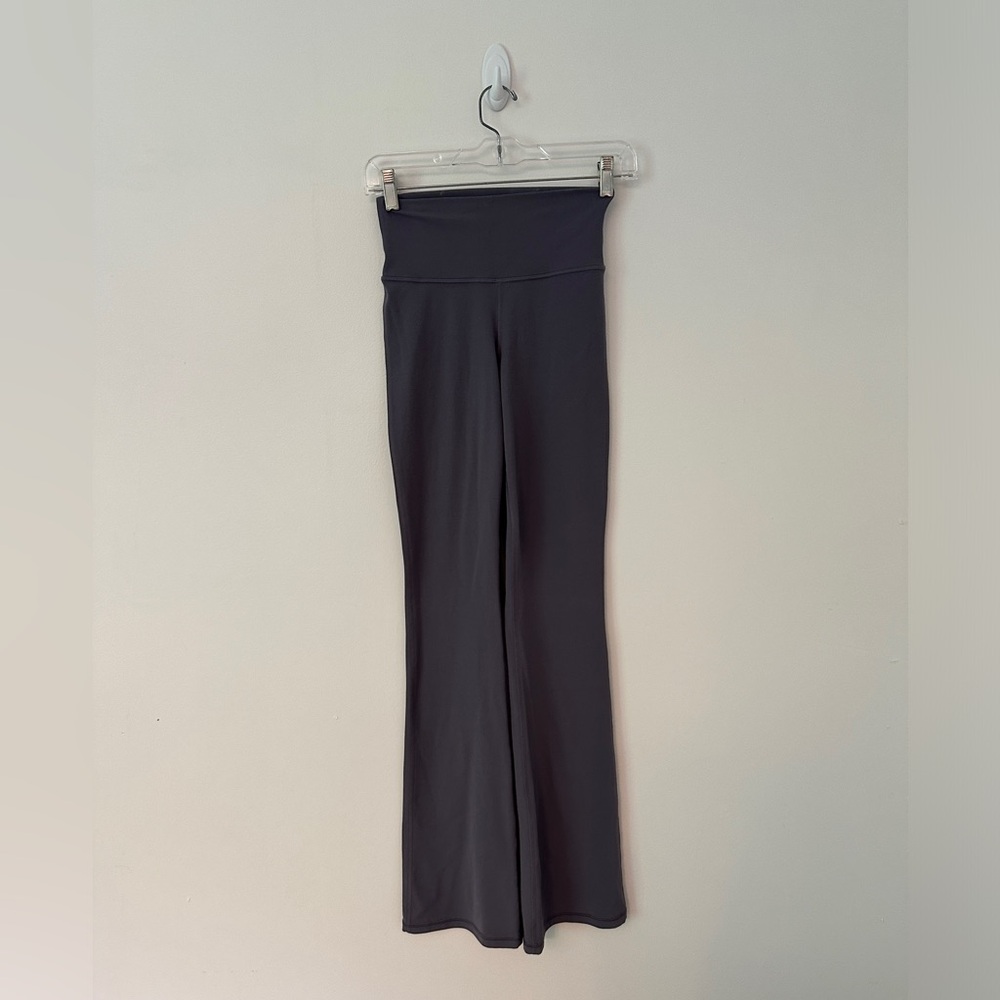 Athleta Grey Flare Leggings